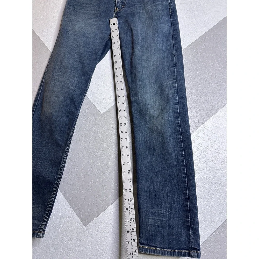 Levi's 502 Mens Denim Blue Jeans Taper Fit Slim Stretch 30x32 (30x30) - Picture 10 of 10
